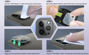 Стъклен протектор за камера за Apple iPhone 12 Pro 6.1 